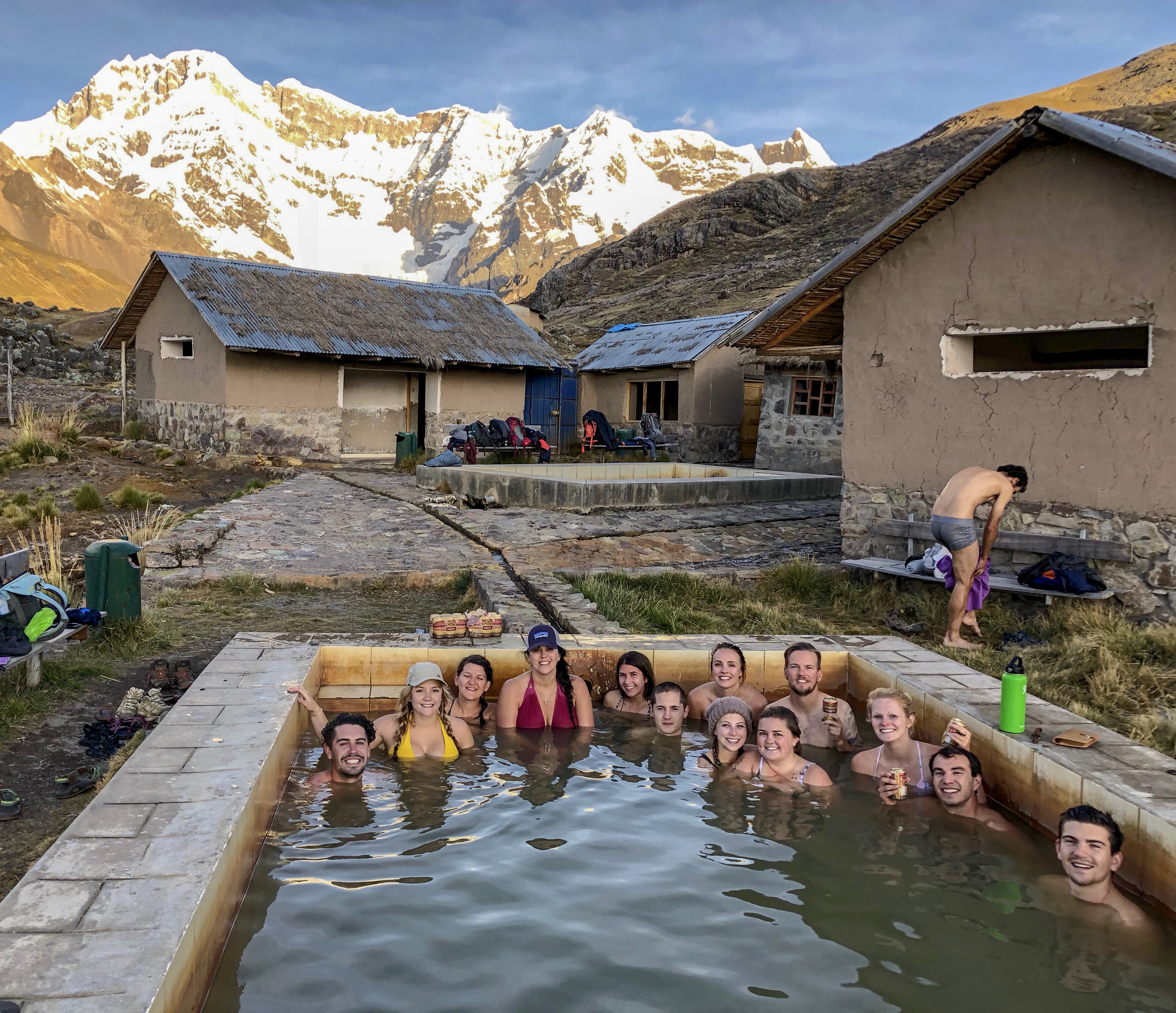 Peru, Ausangate, hot spring